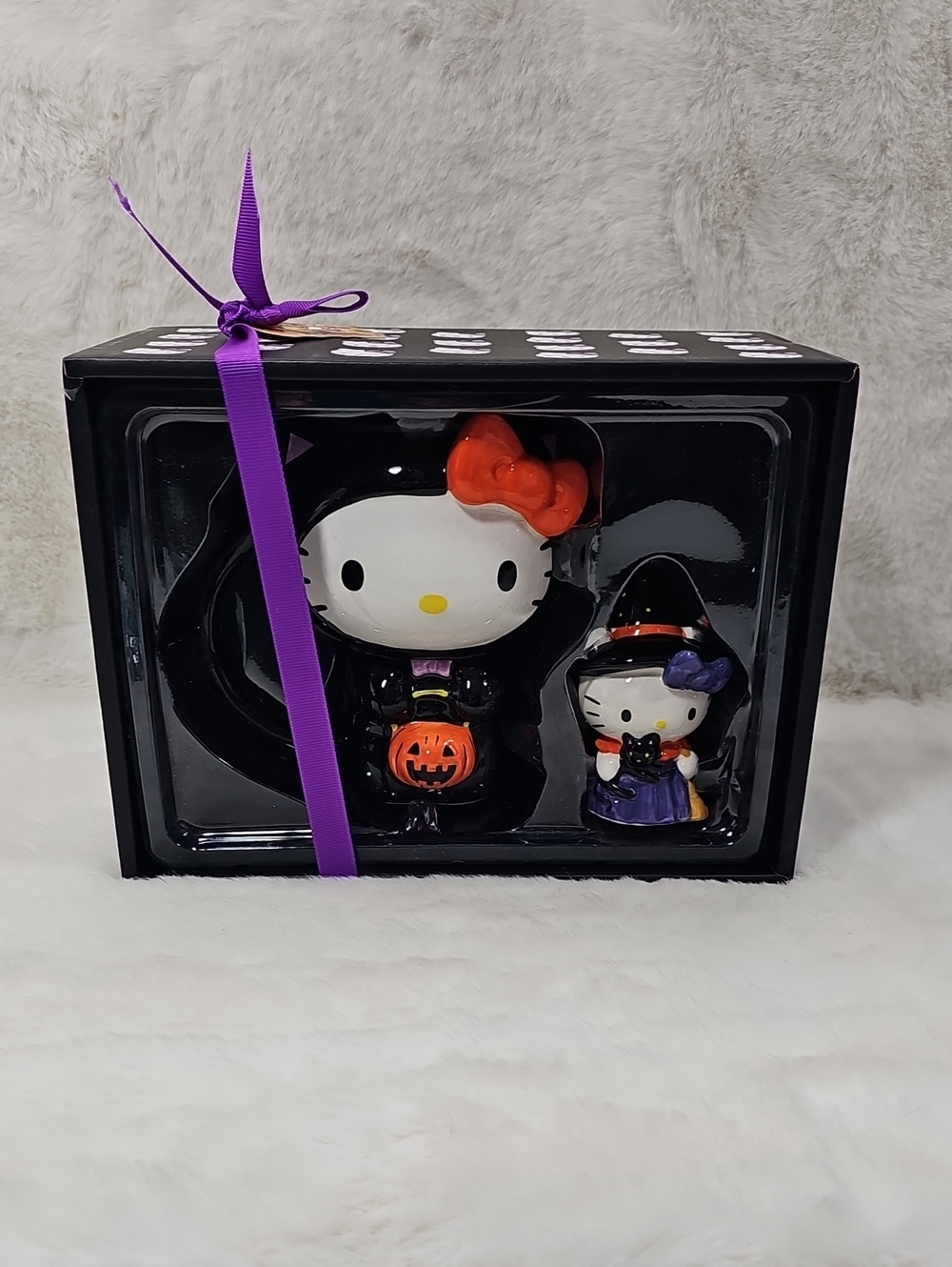 Blue Sky Halloween Hello Kitty Mug & Figurine Set